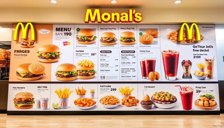 McDonald's Menu Today With Prices