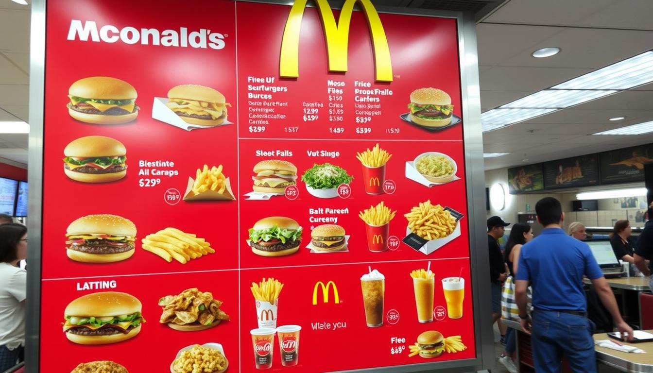 McDonald's Twin Falls Menu With Prices