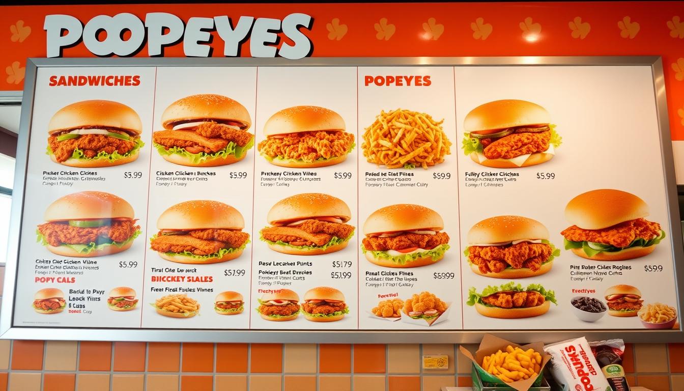 Popeyes Chicken Sandwich Menu With Prices