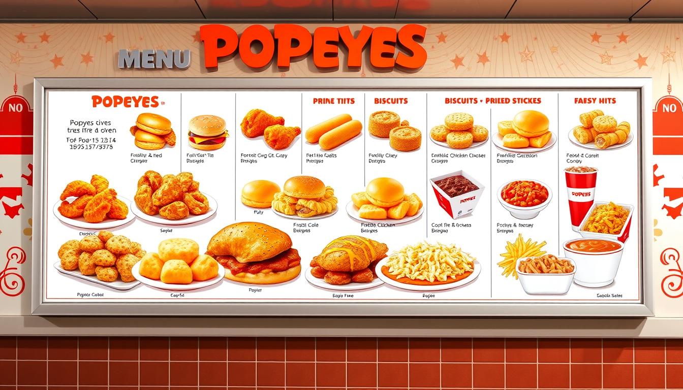 Popeyes Price Menu With Prices