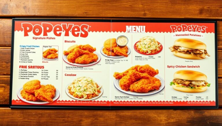 Popeyes Take Out Menu With Prices