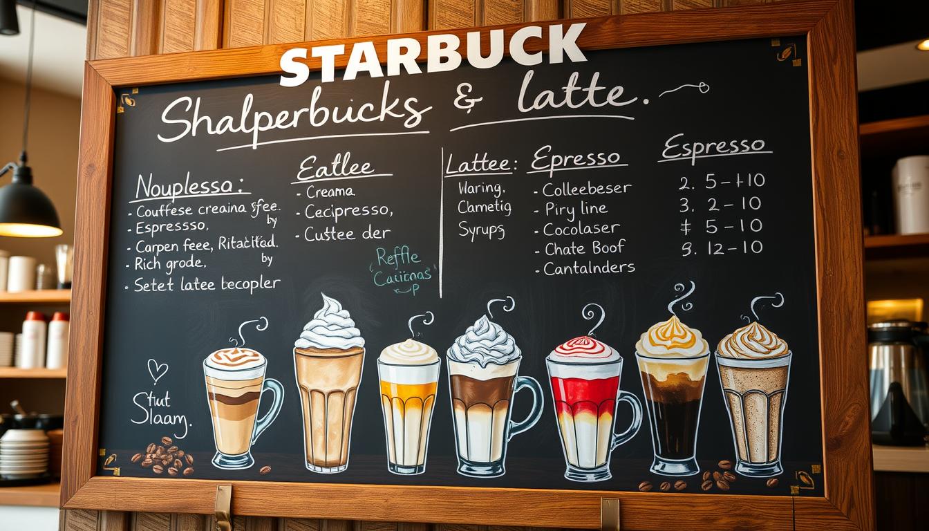 Starbucks Latte Menu With Prices