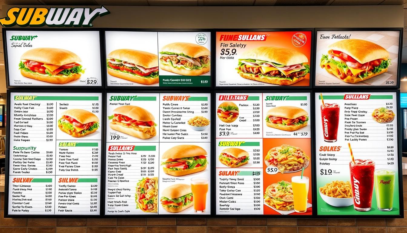 Subway Full Menu With Prices