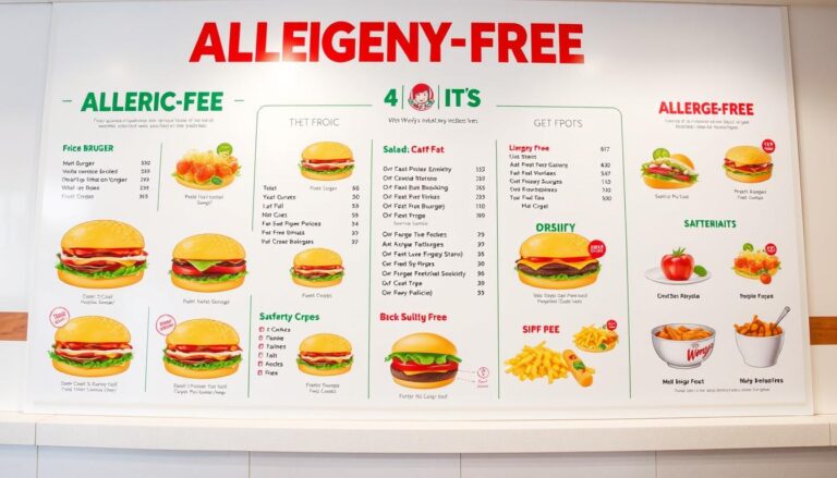 Wendy's Allergen Menu With Prices