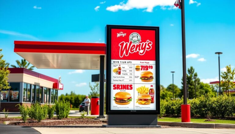 Wendy's Drive Thru Menu With Prices