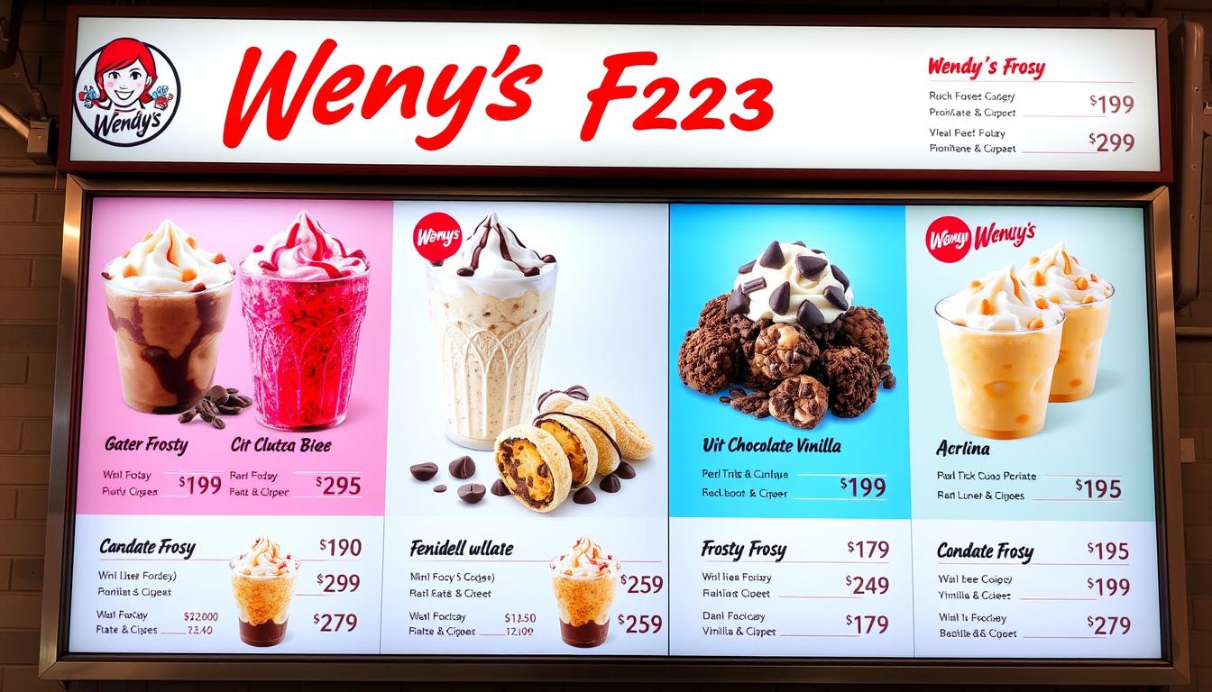 Wendy's Frosty Price Menu With Prices