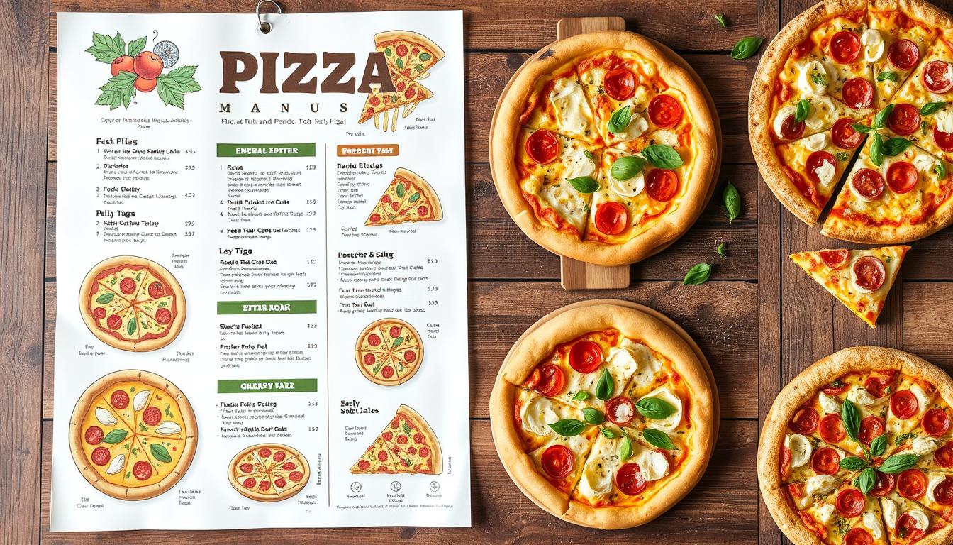 bj's pizza menu