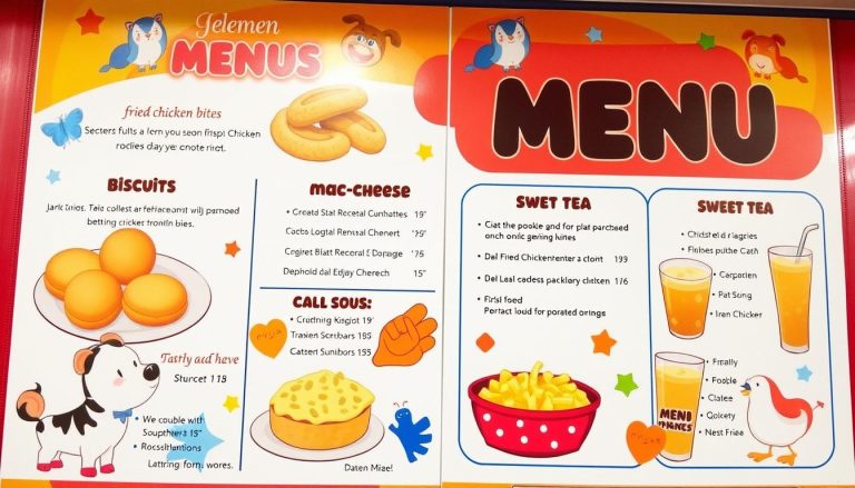 bojangles kids menu