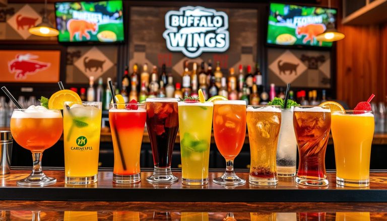 buffalo wild wings drink menu