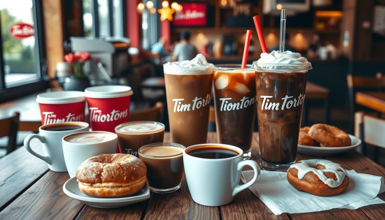 tim hortons coffee menu